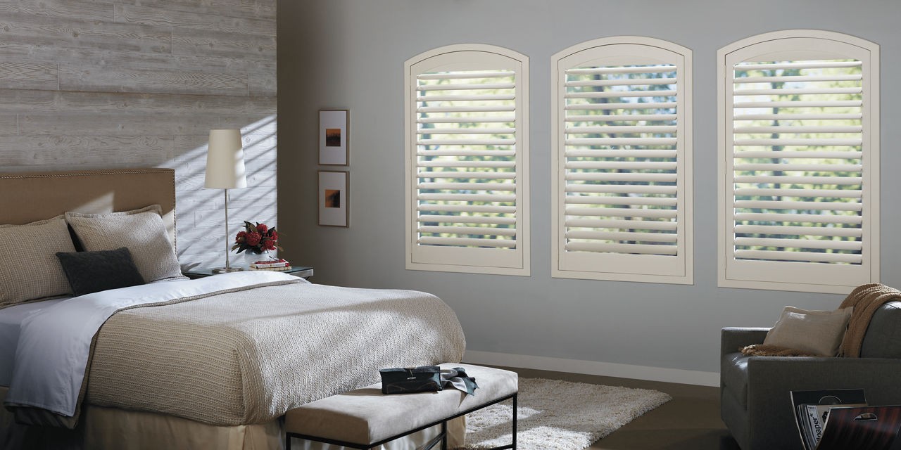 Hunter Douglas NewStyle® Hybrid Shutters, composite shutters, interior shutters, window shutters near Wasilla, Alaska (AK)